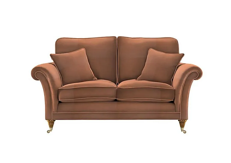 Burghley 2 Seater Leather Sofa - Roma Nutmeg