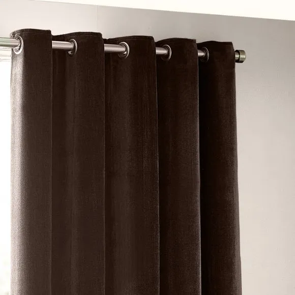 Yard Chenille Eyelet Curtains 1