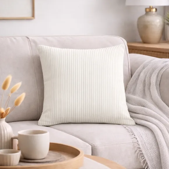 Meadow Striped Square Cushion