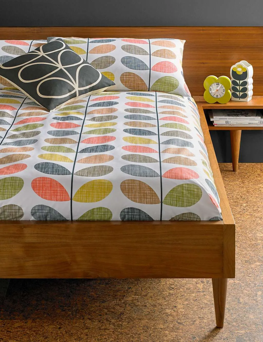 Orla Kiely Pure Cotton Scribble Stem Duvet Cover Multi