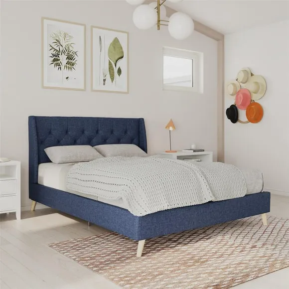 Novogratz Her Majesty Bed, Linen 3