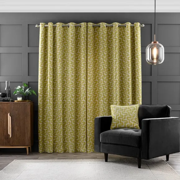 Sonora Chenille Eyelet Curtains 4