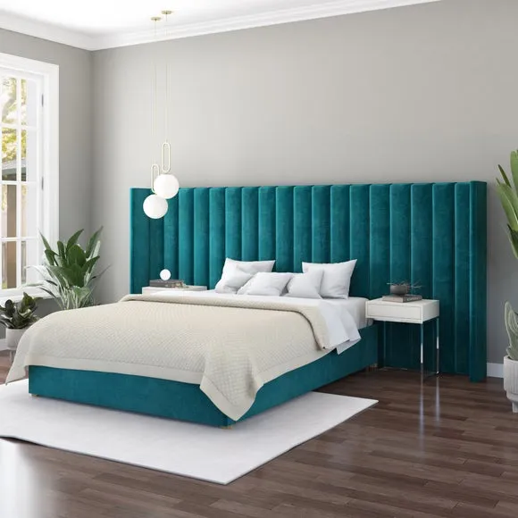 Grandeur Plush Velvet Headboard 1