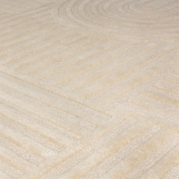 Zen Garden Round Wool Rug 2