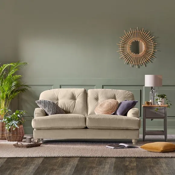 Martha Vintage Velvet 2 Seater Sofa 1