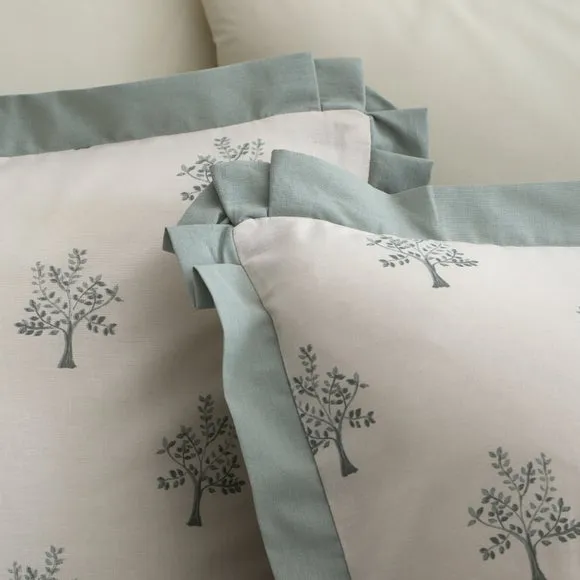 Emily Bond Dapplewood Trees 100% Cotton Duvet Cover & Pillowcase Set 6
