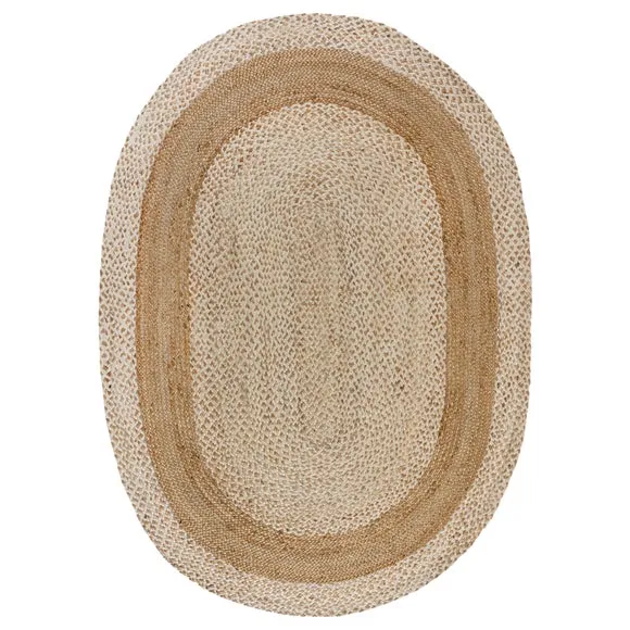 Churchgate Wistow Jute Oval Rug 2