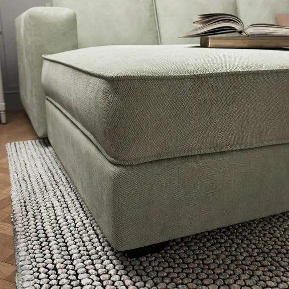 Claude Soft Tonal Chenille Corner Chaise Sofa 5