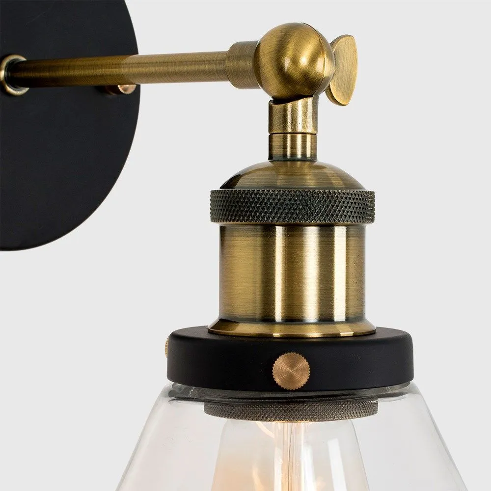 ValueLights Norton Black Indoor Wall Lantern 4