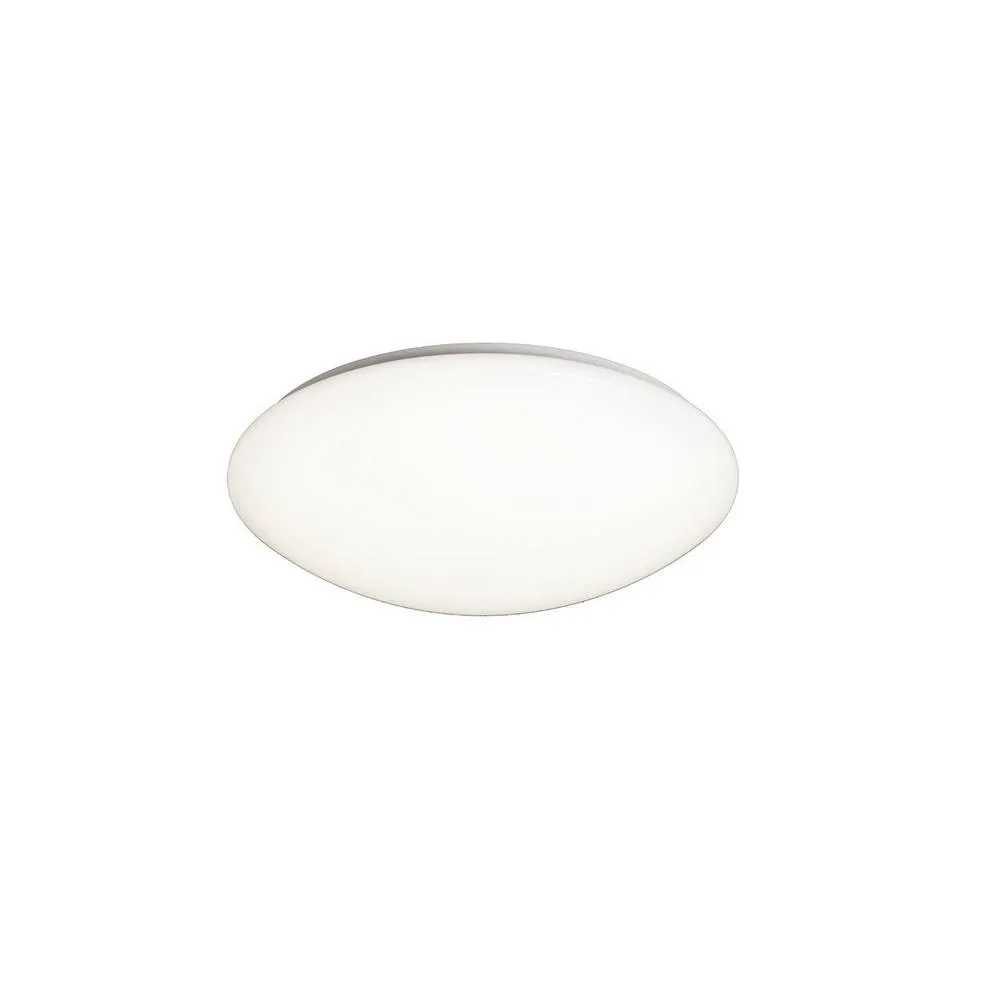 Netlighting Fusion Flush Ceiling Wall 28W LED Large 3000K 2800lm White Acrylic
