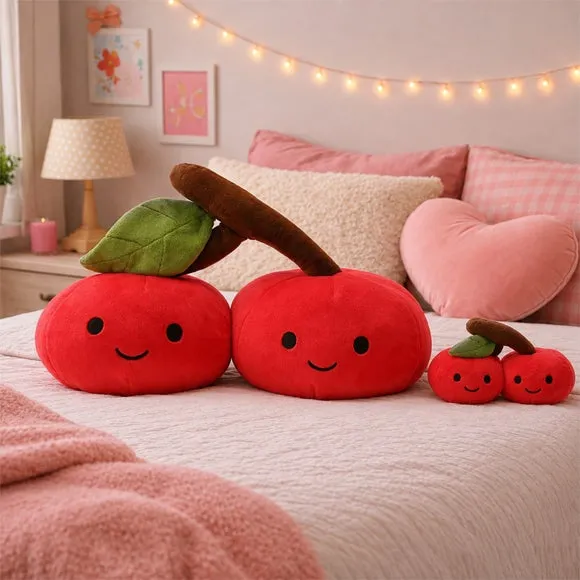 The Feel Good Club Pair Of Cherries Plush 5