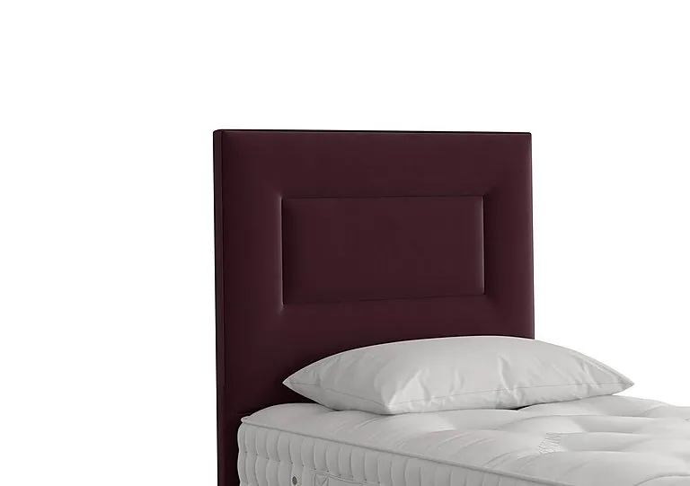 Enyo Floor Standing Headboard - Single - Aubergine