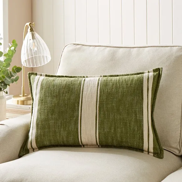 Churchgate Mallory Striped Rectangular Cushion 1