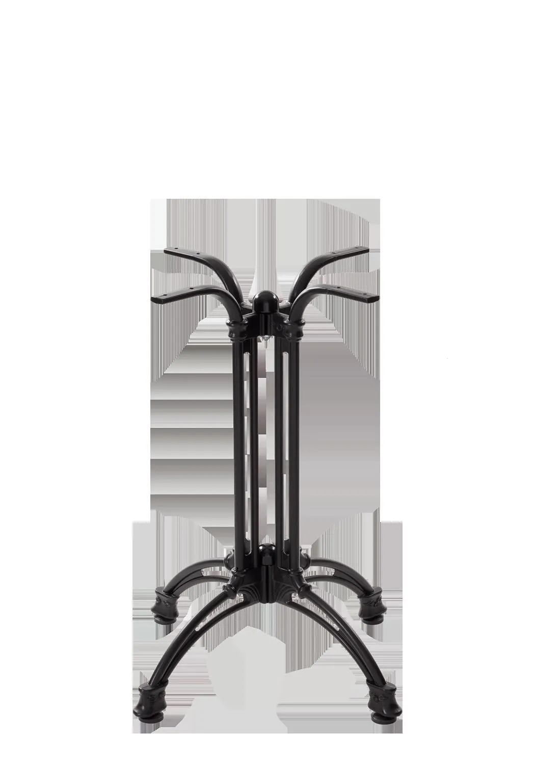 netfurniture Black Continental Table Base - 4 Leg - 690 Mm