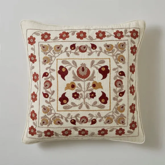 Churchgate Morcott Embroidered Square Cushion 3