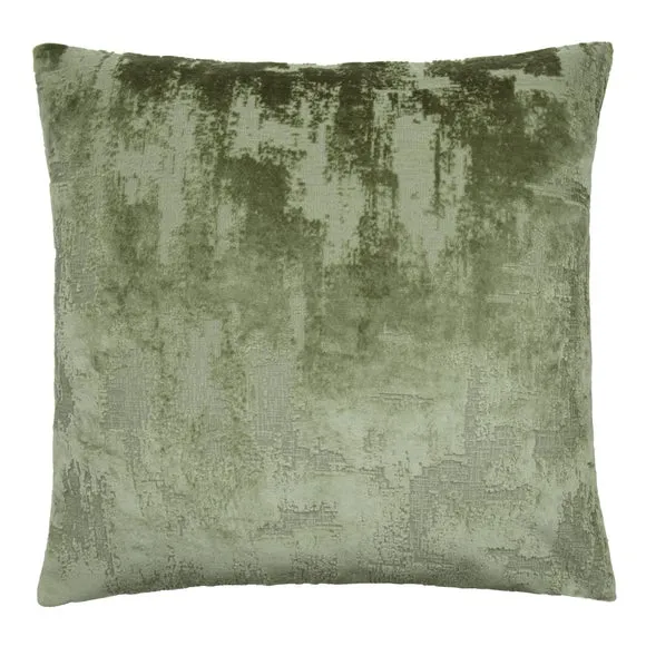 Distressed Velvet Texture Square Cushion 3