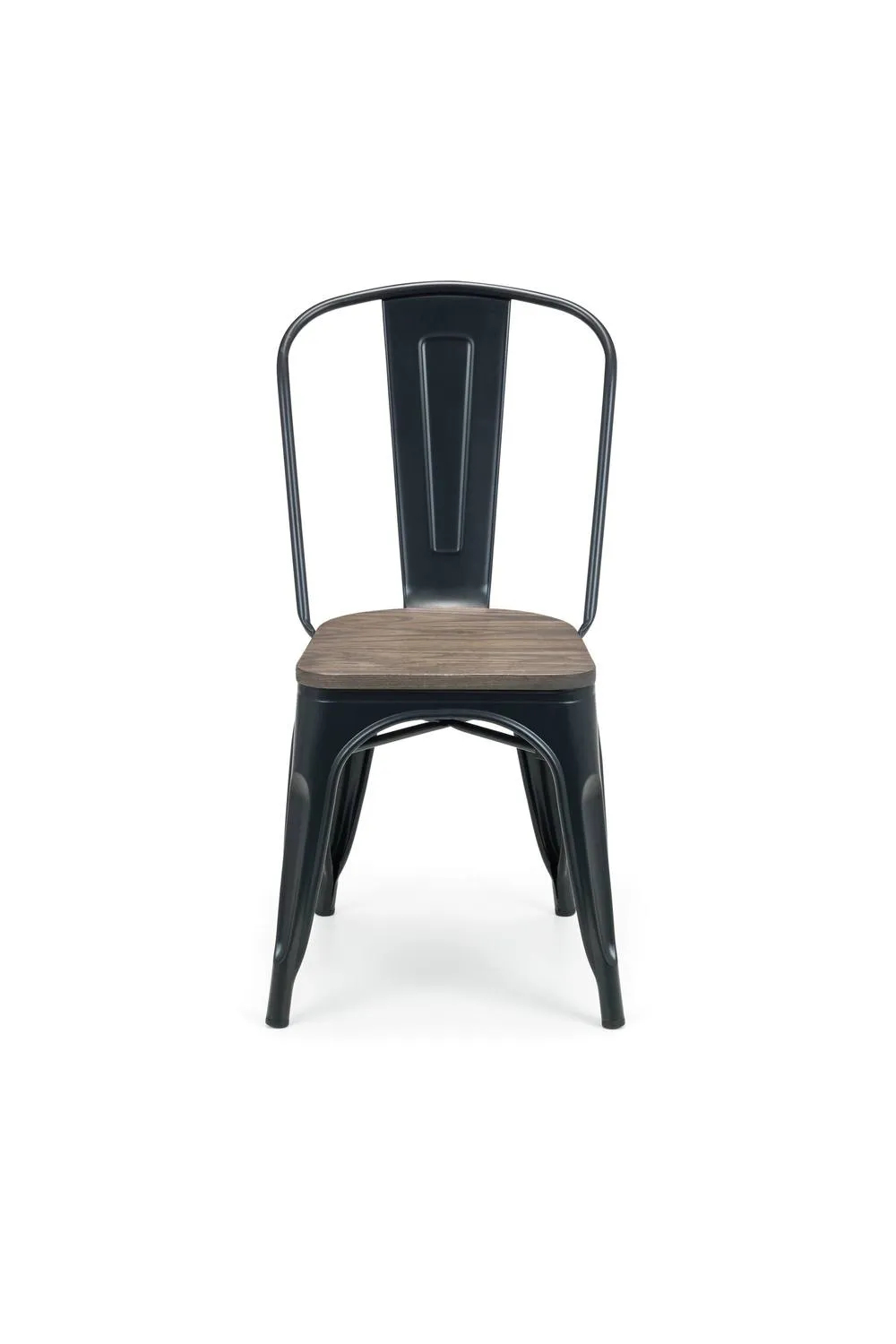 Julian Bowen Grafton Metal Dining Chair (Set of 4) in Brown 6