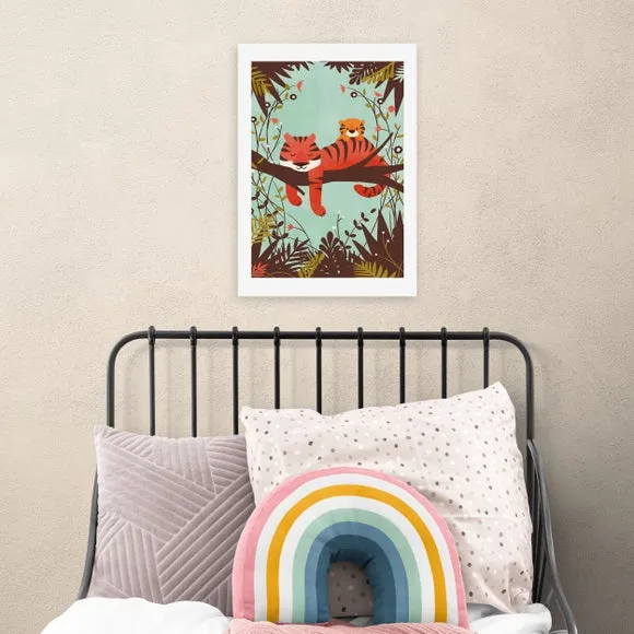 East End Prints Sleeping Tiger Print 1