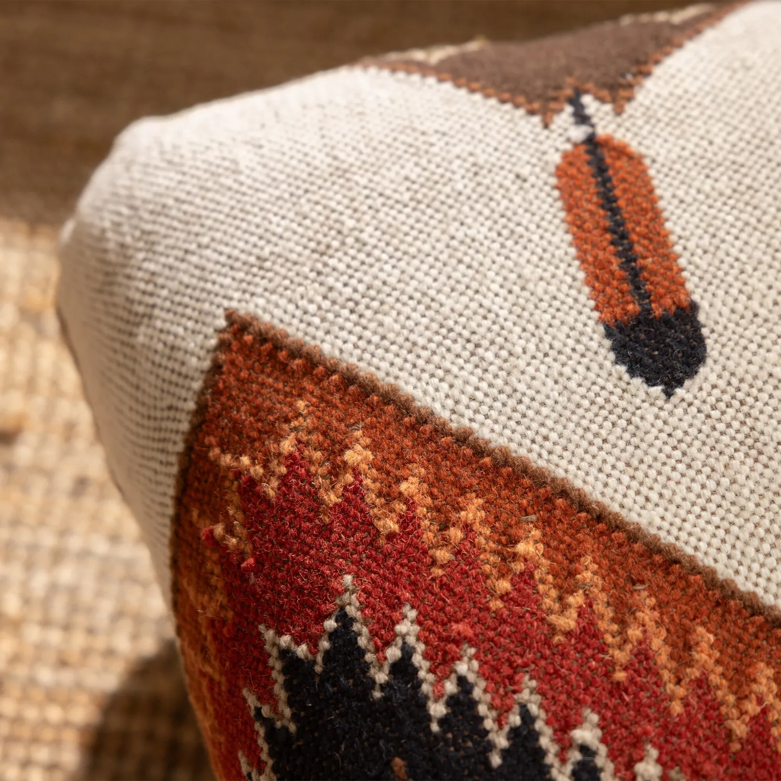 Tetrad Dakota Curved Plain Stool Fabric | Barker & Stonehouse 4
