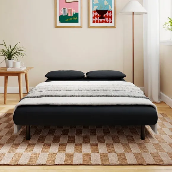 Phoebe Velvet Small Double 2 Seater Sofa Bed 2
