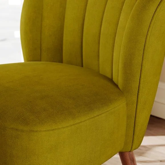 Colette Velvet Accent Chair 3