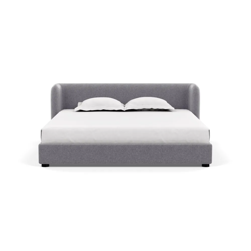 Heal's Group Bed Super King Wool Felt Wolf
