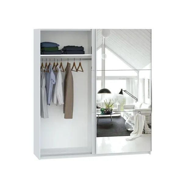 Norland 180cm Sliding Double Wardrobe 2