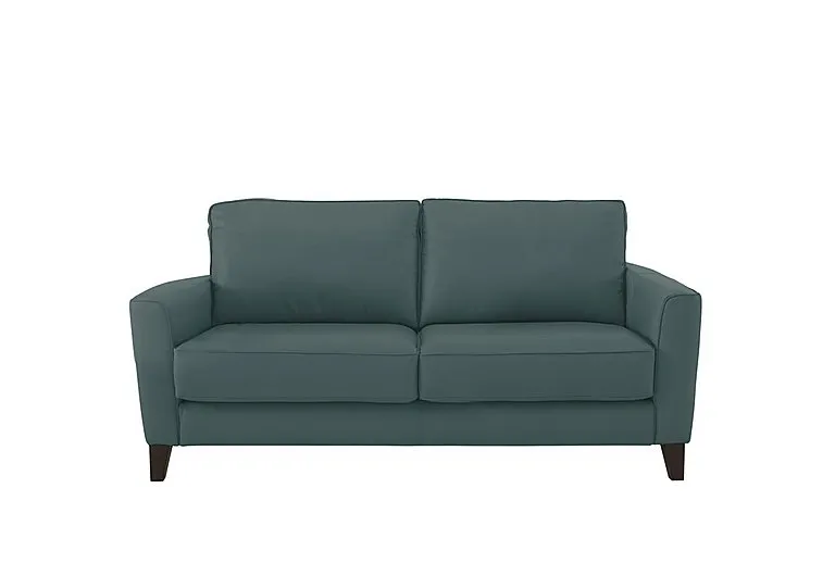 Brondby 2 Seater Leather Sofa - BV Lake Green
