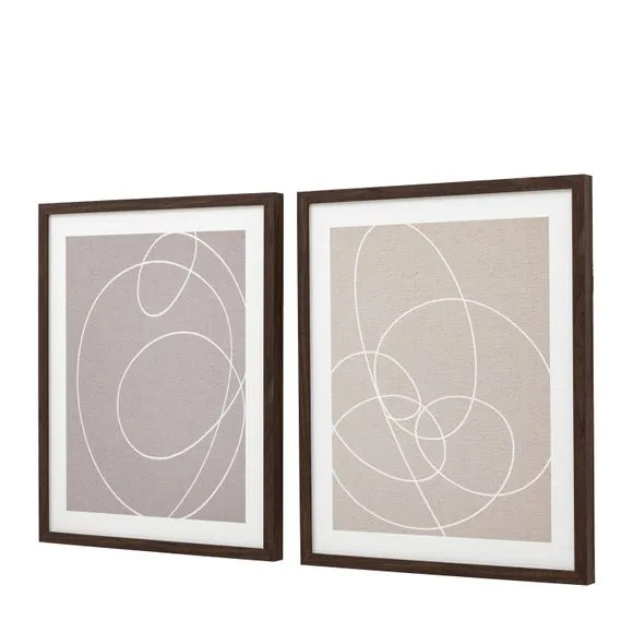 Cedar & Sage Set of 2 Continuation Framed Prints 6