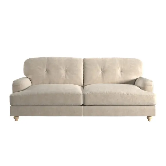 Martha Vintage Velvet 3 Seater Sofa 2