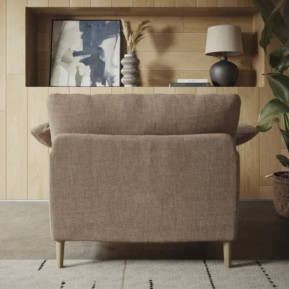 Hector Tonal Plush Chenille Snuggle Chair 4