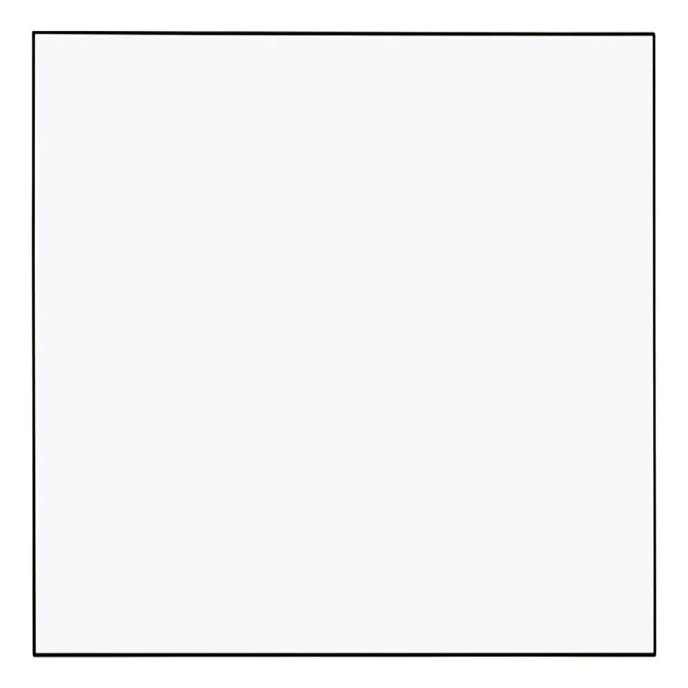 Heal's Fine Edge Mirror Rectangle 90x90cm Black 1