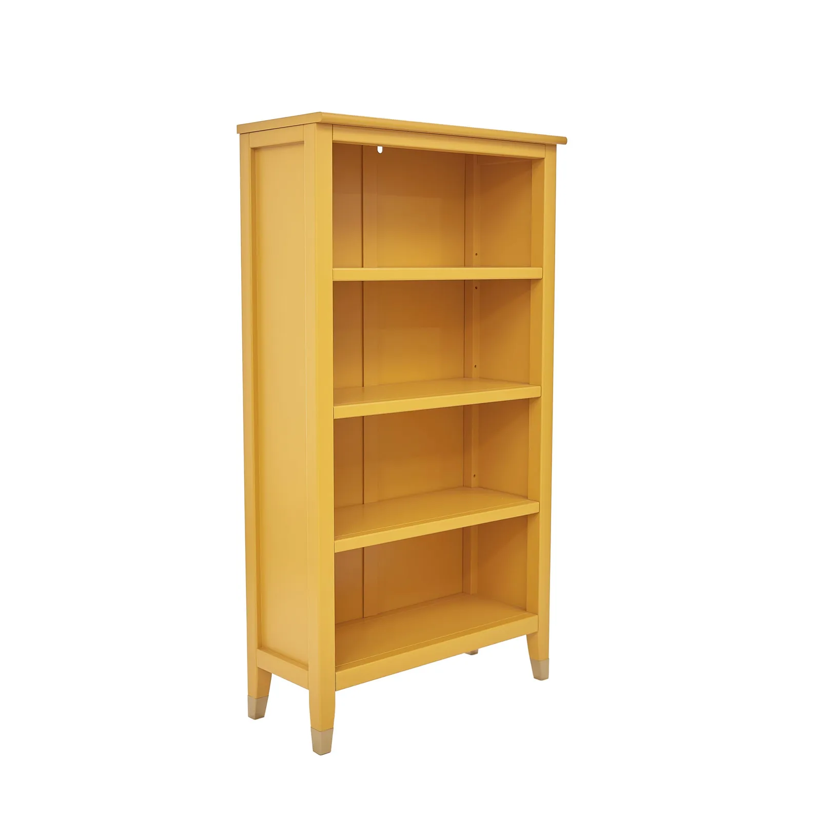 Cabinet Bits Palazzi 4 Tier Bookcase H127 W69 D25cm in Mustard 3