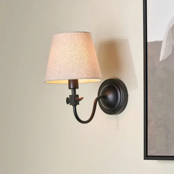 Pacific Lifestyle Ari Metal Curved Arm Wall Light 2