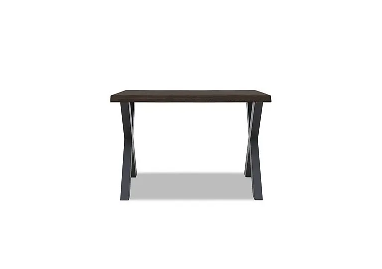 Hades Straight Edge Bar Table with X Shaped Legs - 140-cm - Smoked - Dining Room Furniture