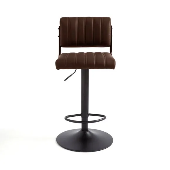 Rhys Height Adjustable Bar Stool, PU 3
