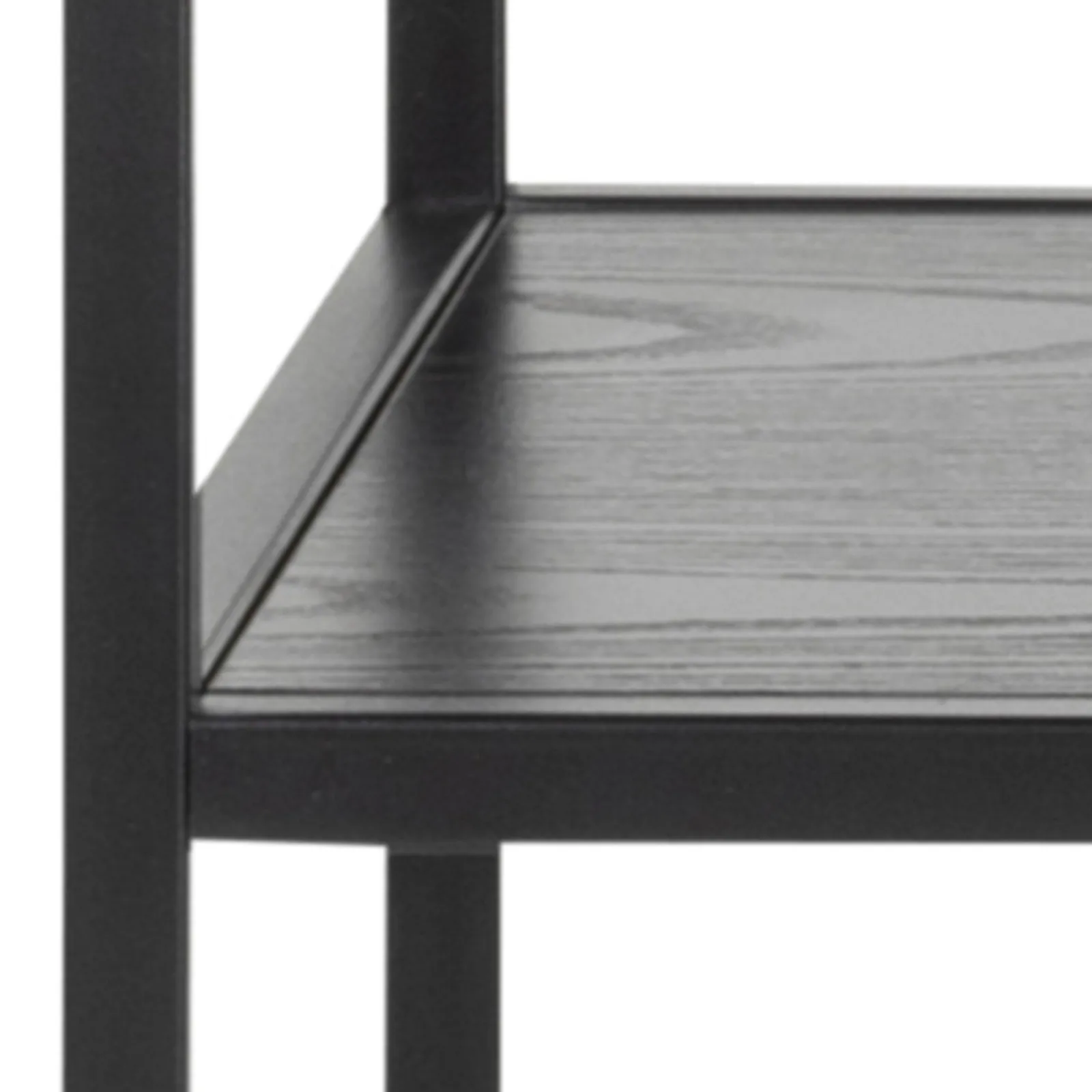 Furniture To Go Seaford Console Table with 2 Shelves in Black 6