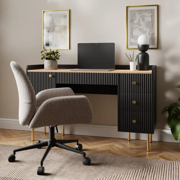Georgi Standard 4 Drawer Desk 6