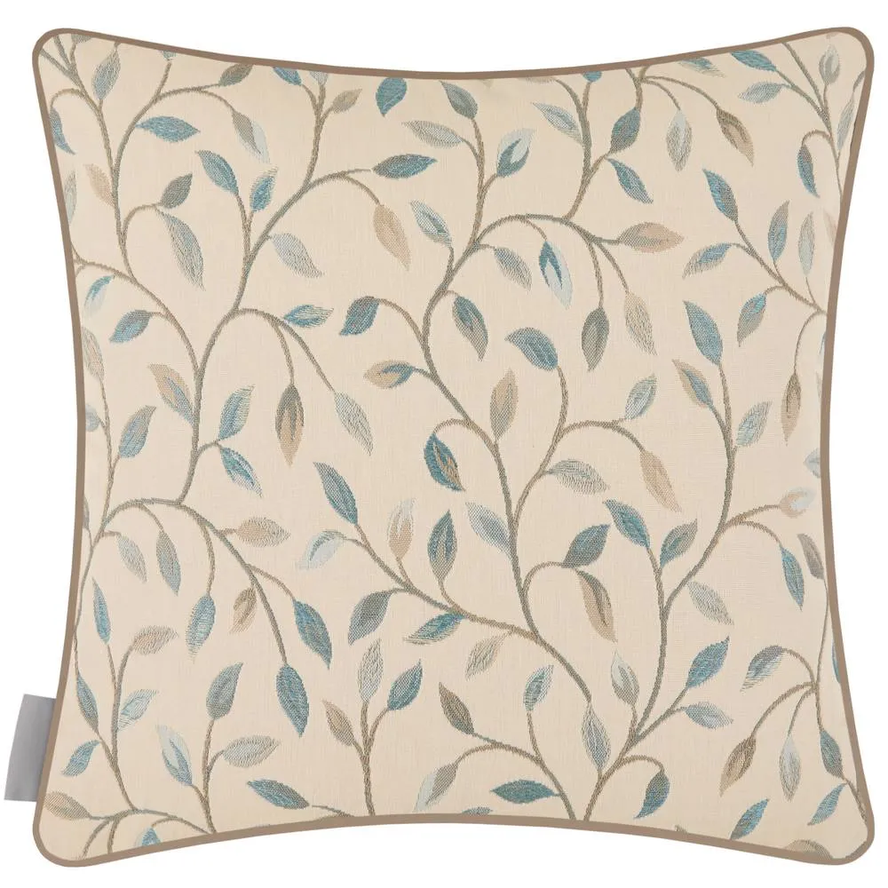 Voyage Maison Cervino Piped Jacquard Cushion in Cream 3