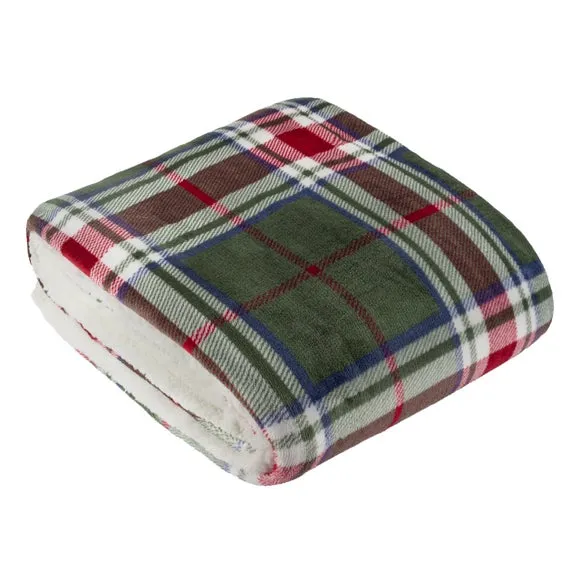 Wylder Nature Braemar Sherpa Throw Blanket 140cm x 180cm 6
