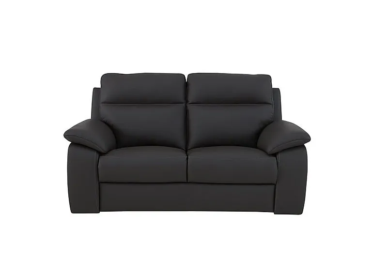 Pepino 2 Seater Leather Sofa - Torello Grigio Scuro