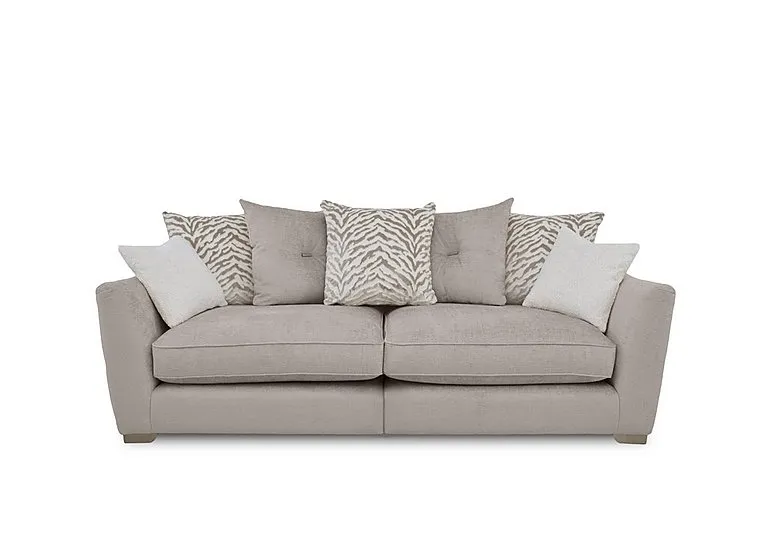 Boujee 4 Seater Split Frame Scatter Back Sofa