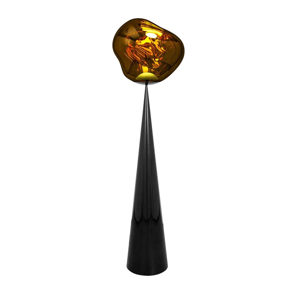 Tom Dixon Melt LED Cone Fat Floor Lamp Gold 2