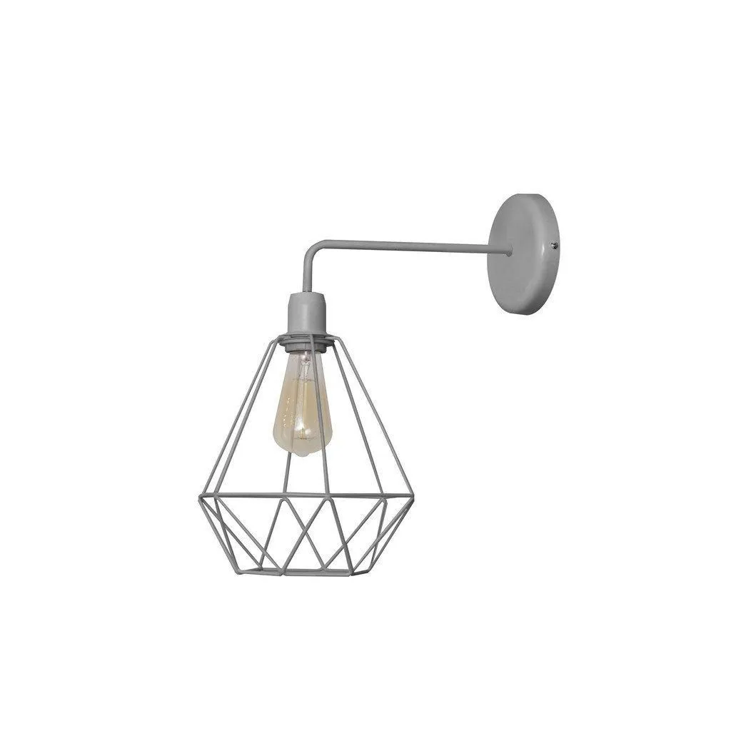Netlighting Karo Wall Lamp Grey 35cm
