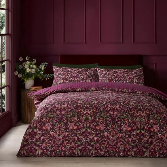 Catherine Lansfield Richmond Polycotton Duvet Cover & Pillowcase Set 1
