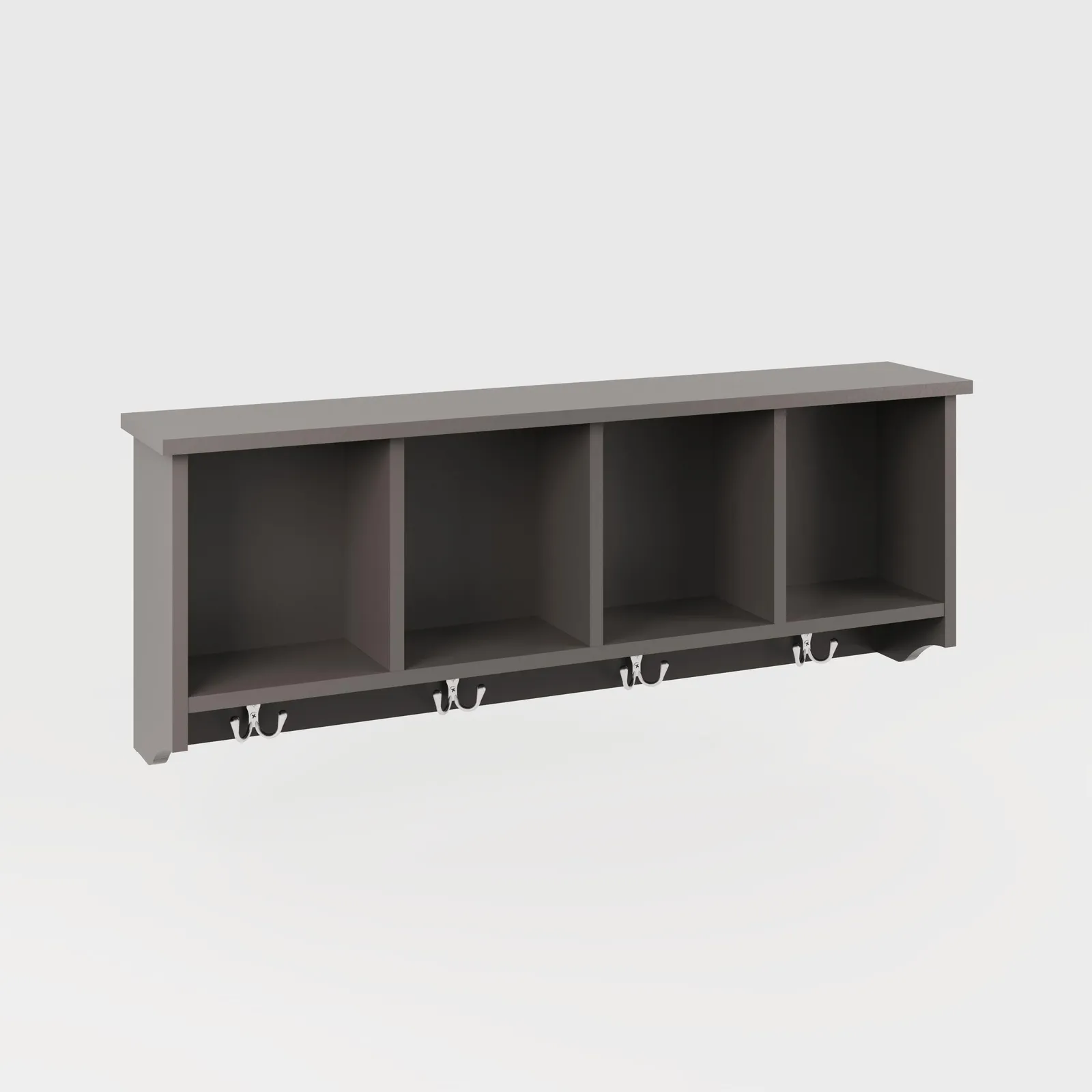 GFW Kempton Wall Rack in Grey 2