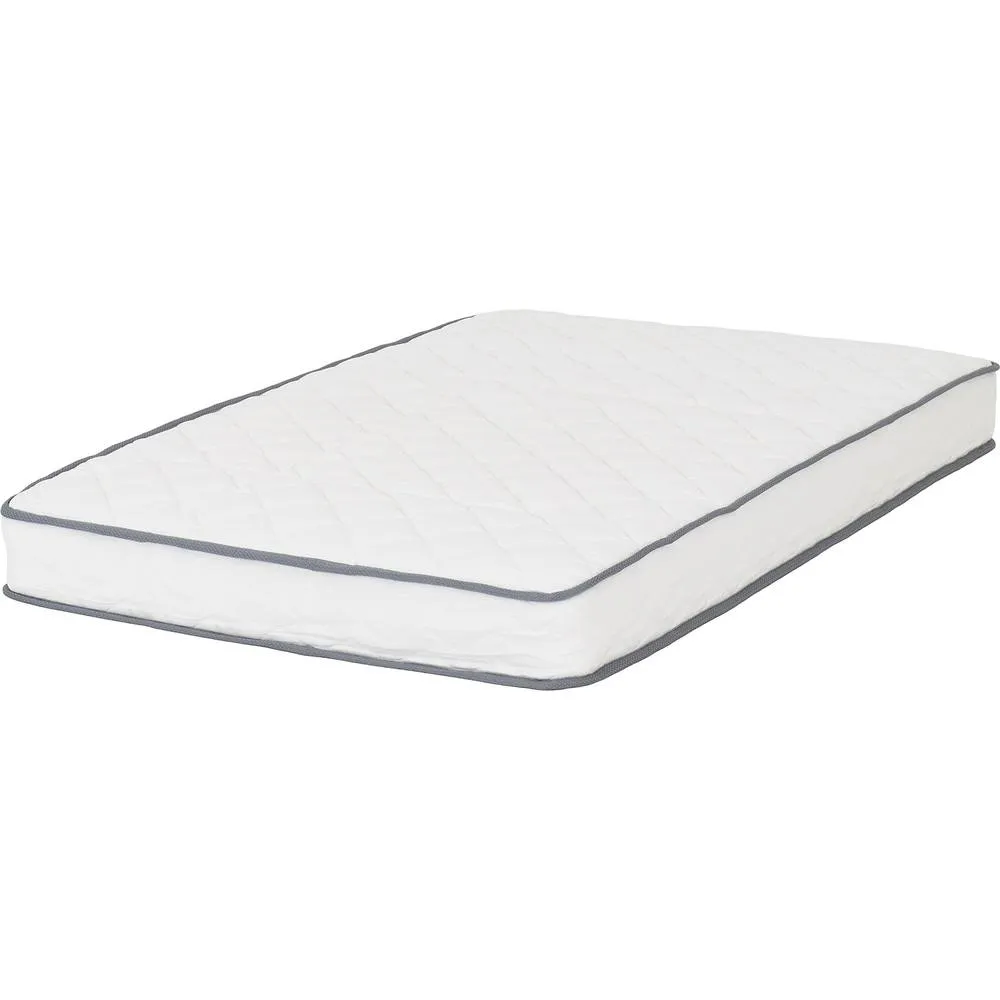 Seconique Yasmin 4'6" Roll-Up Mattress 18cm (Bonnel Spring) in White