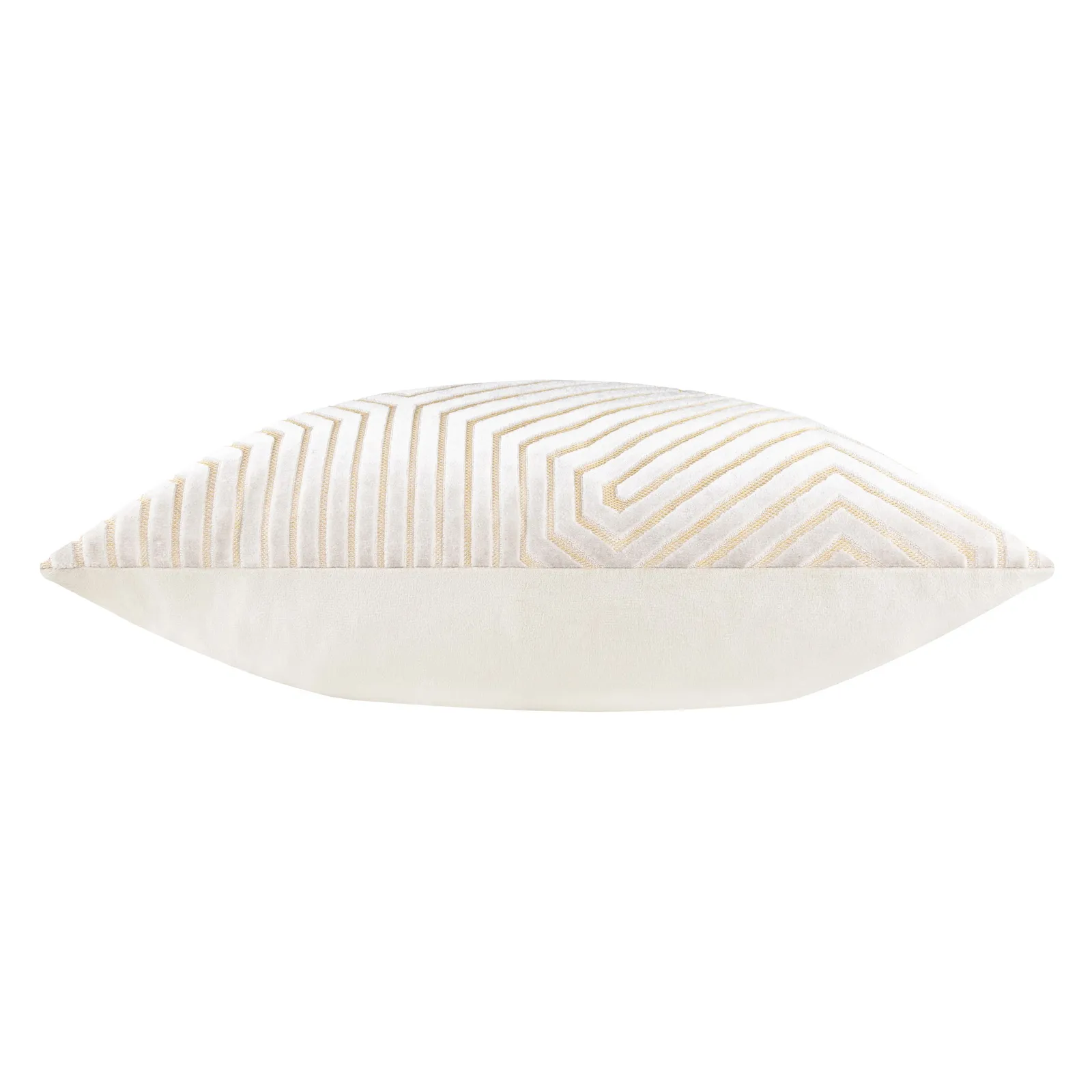 Paoletti Evoke Cut Velvet Cushion in Off-White 4