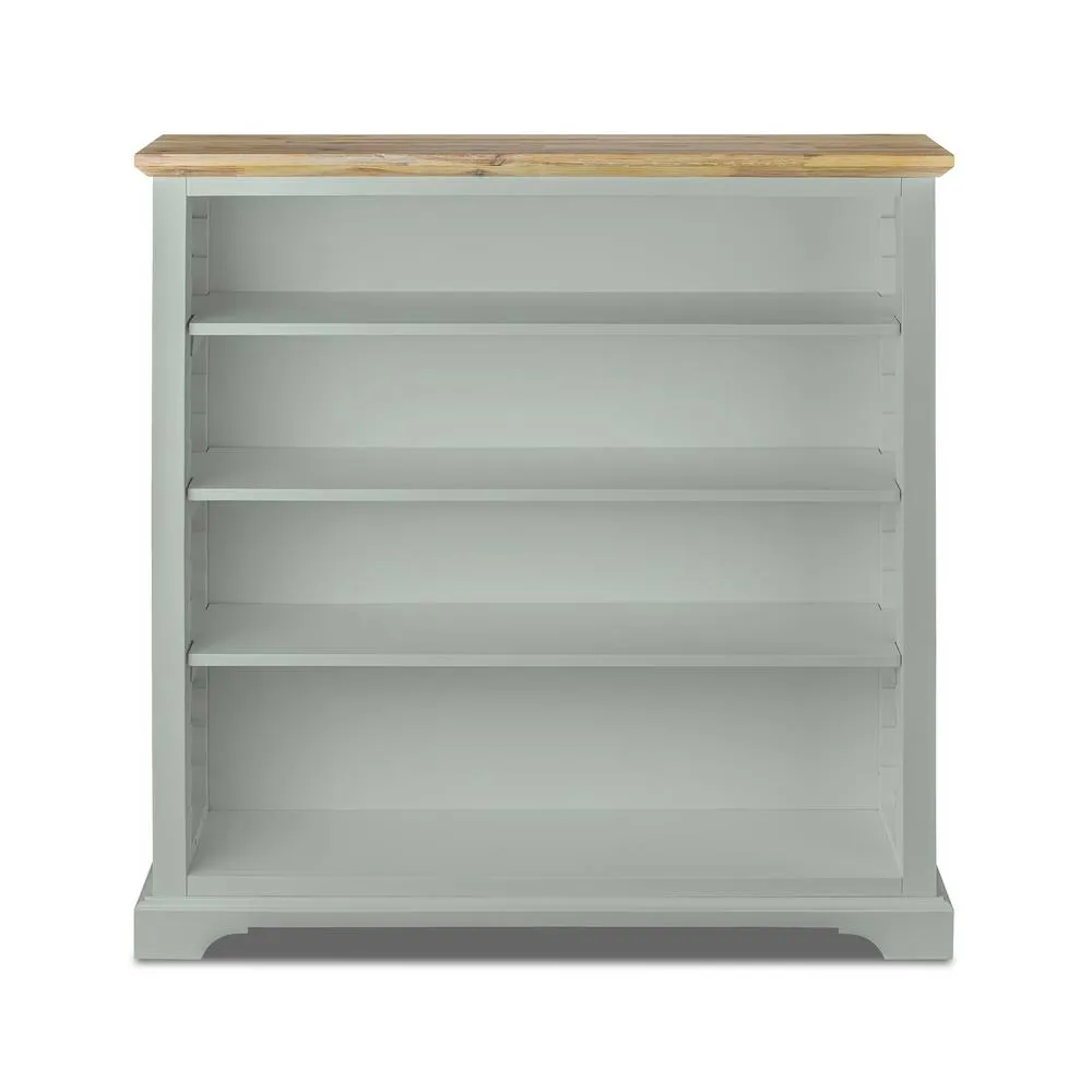 Statement Furniture Florence Bookcase with Adjustable Shelves, Fully Assembled Bookshelf in Light Green 4