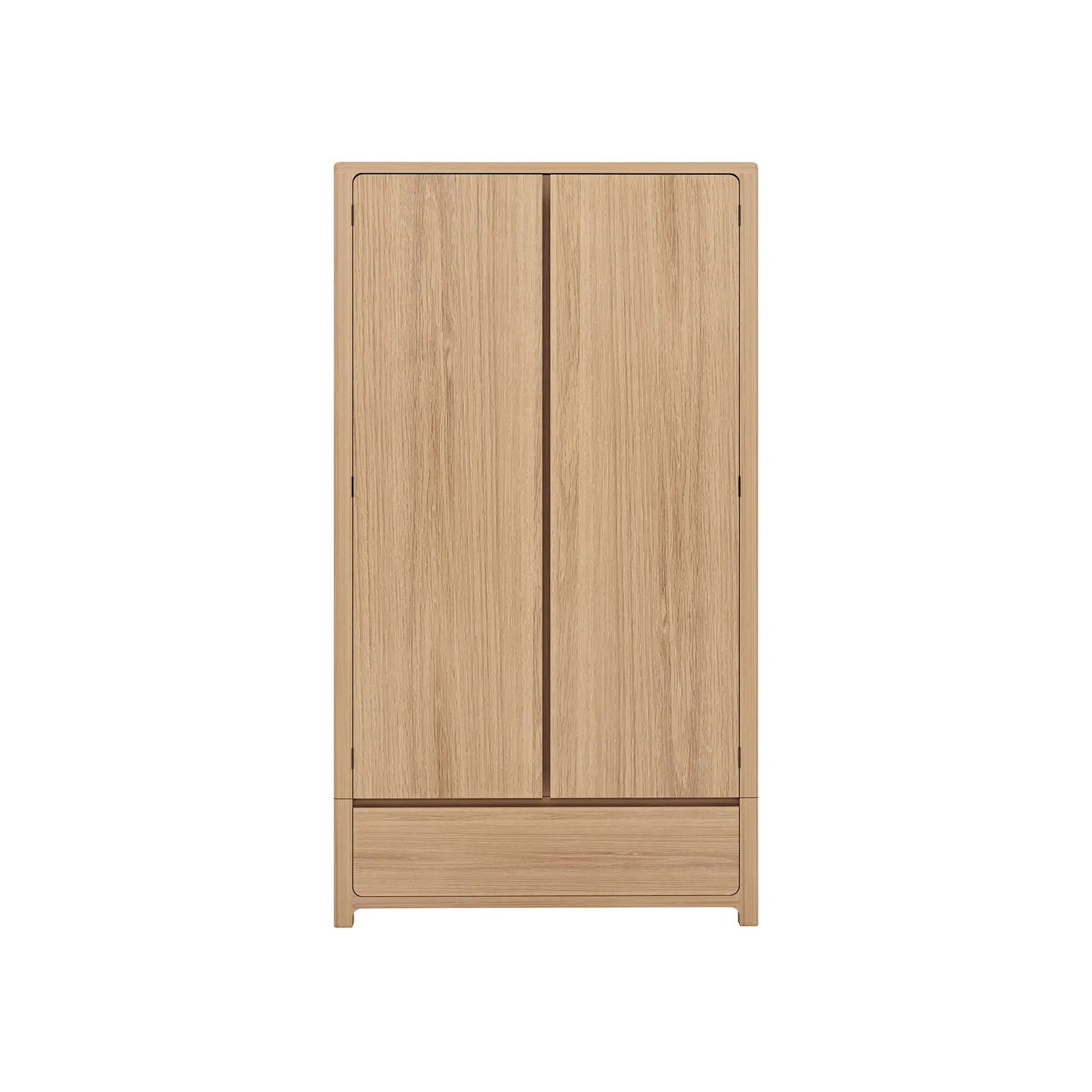 Hadrian 2 Doors 1 Drawer Wardrobe K/D, Neutral Oak | Barker & Stonehouse 3